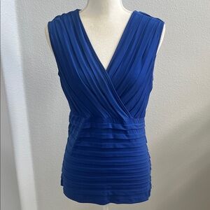 Ricki's Royal Blue Pleated Blouse